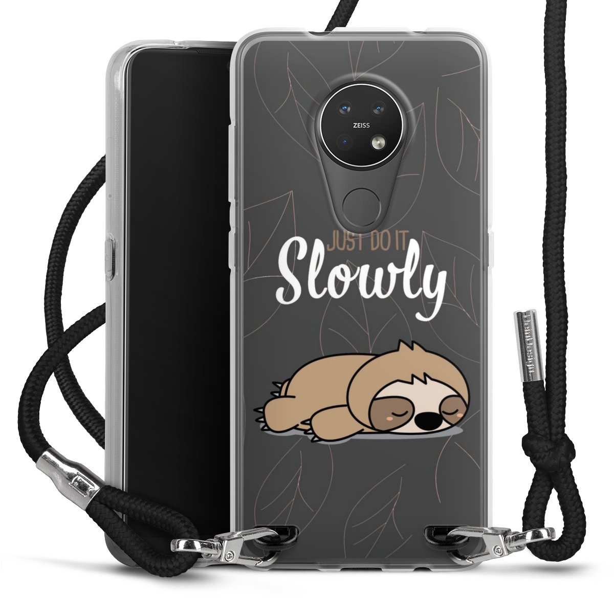 Just Do It Slowly Sloth Grey