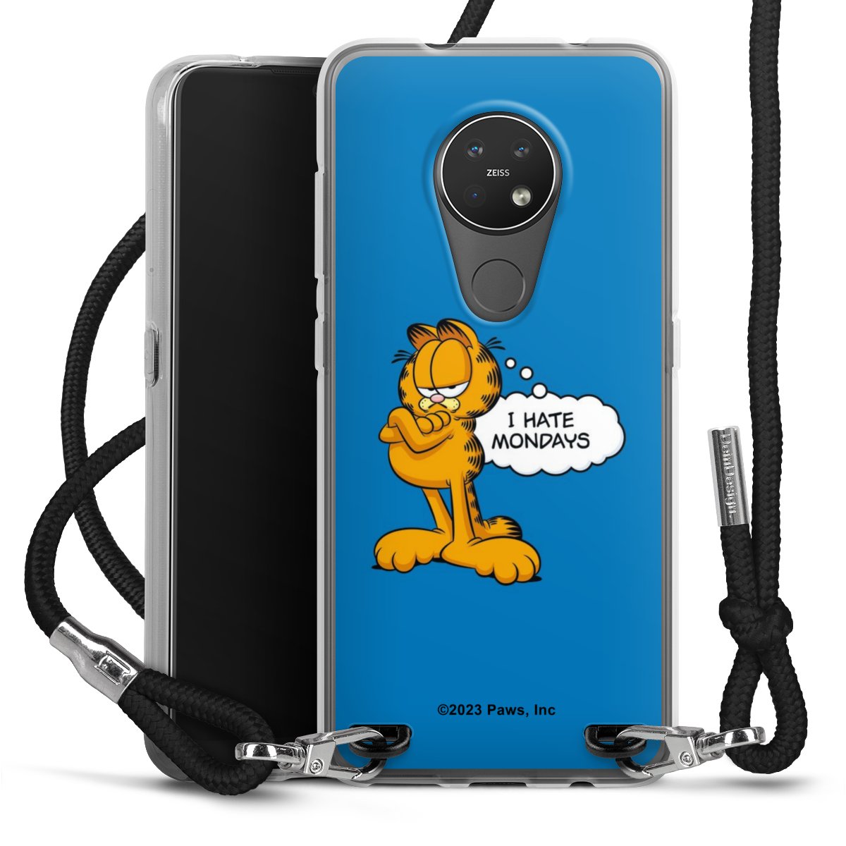 Garfield Ik haat maandagen blauw
