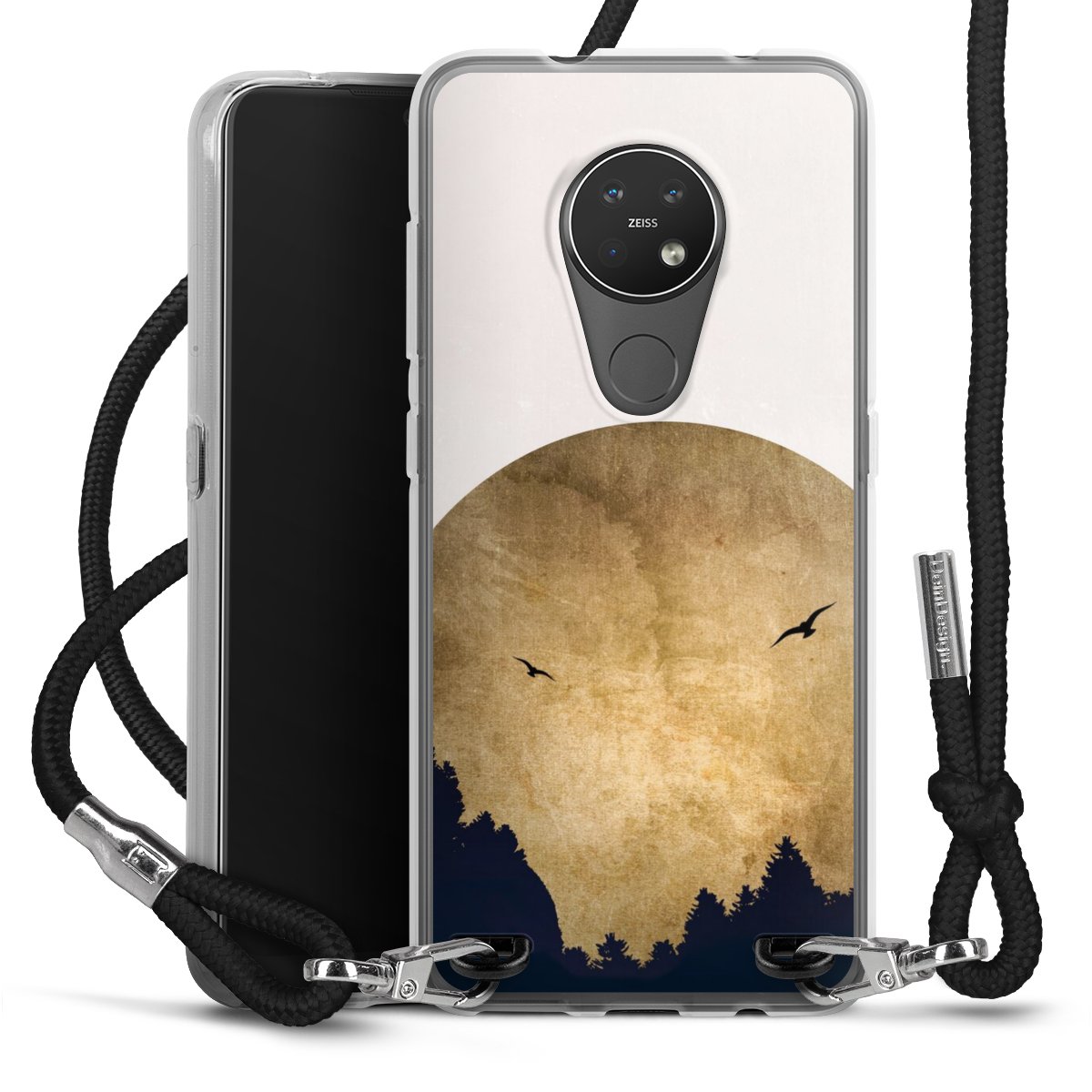 Twee vogels en de maan