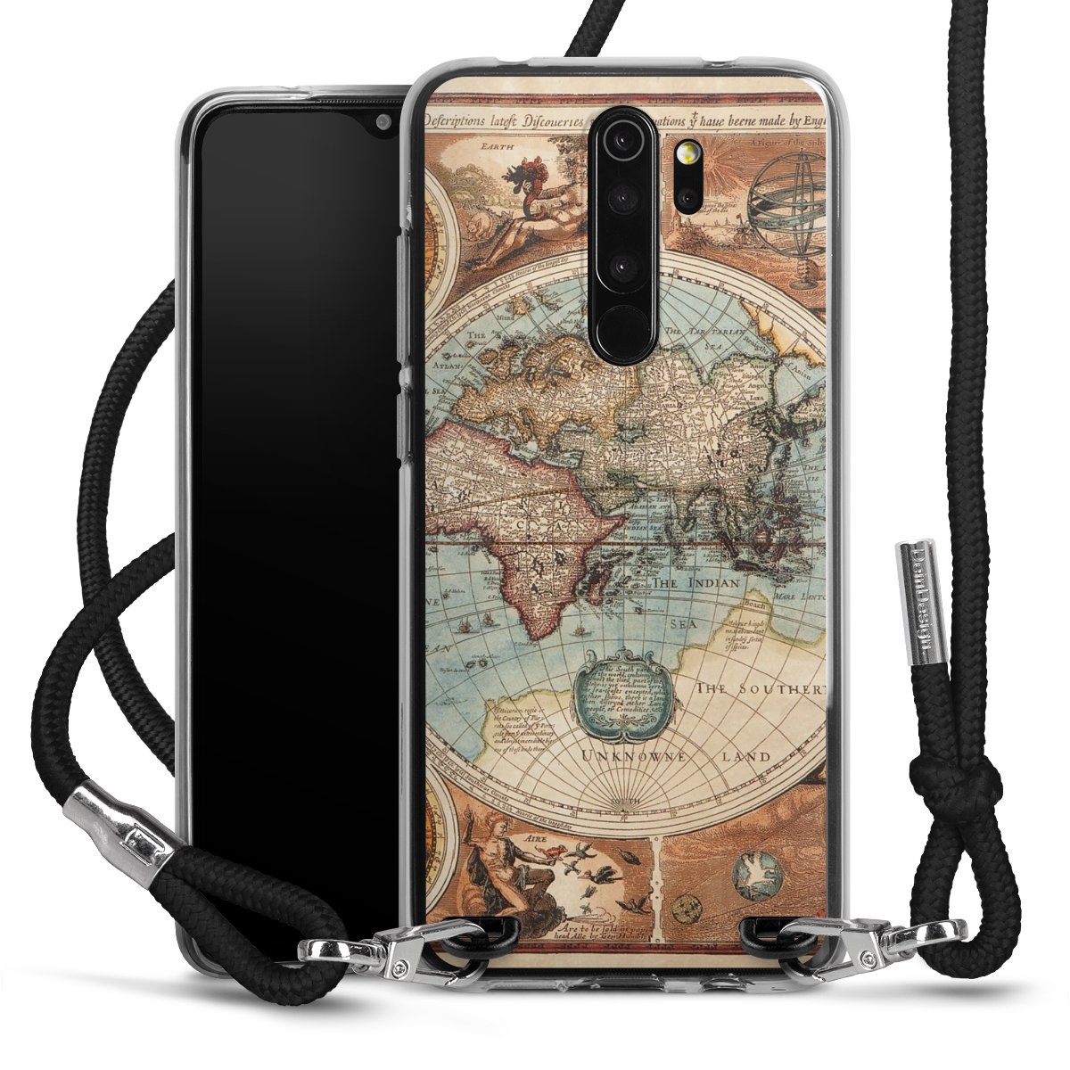 Mappa del mondo vintage
