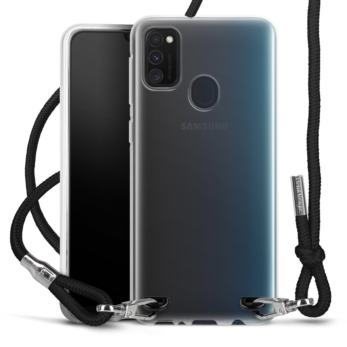 New Carry Case Transparent voor Samsung Galaxy M30s