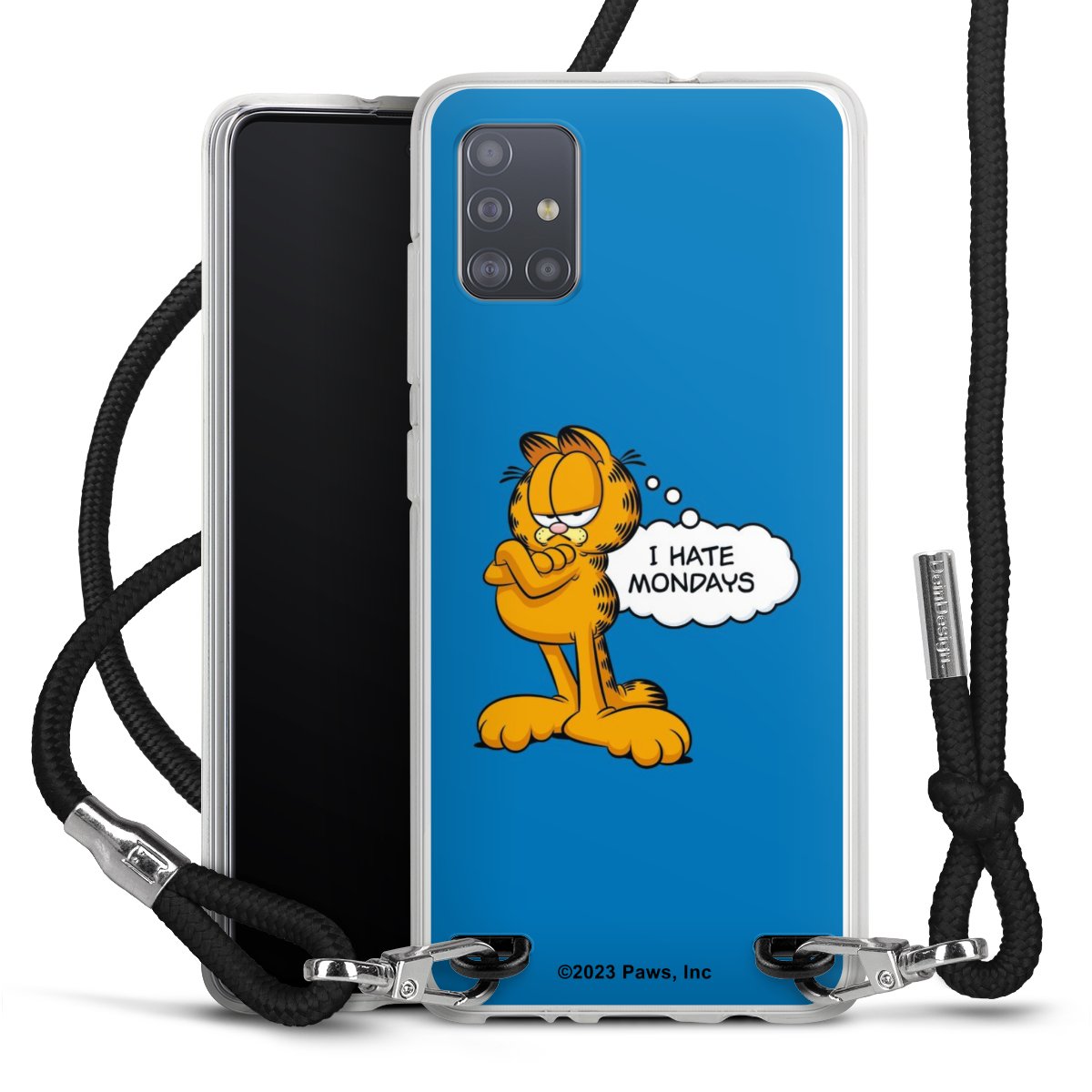 Garfield Ik haat maandagen blauw