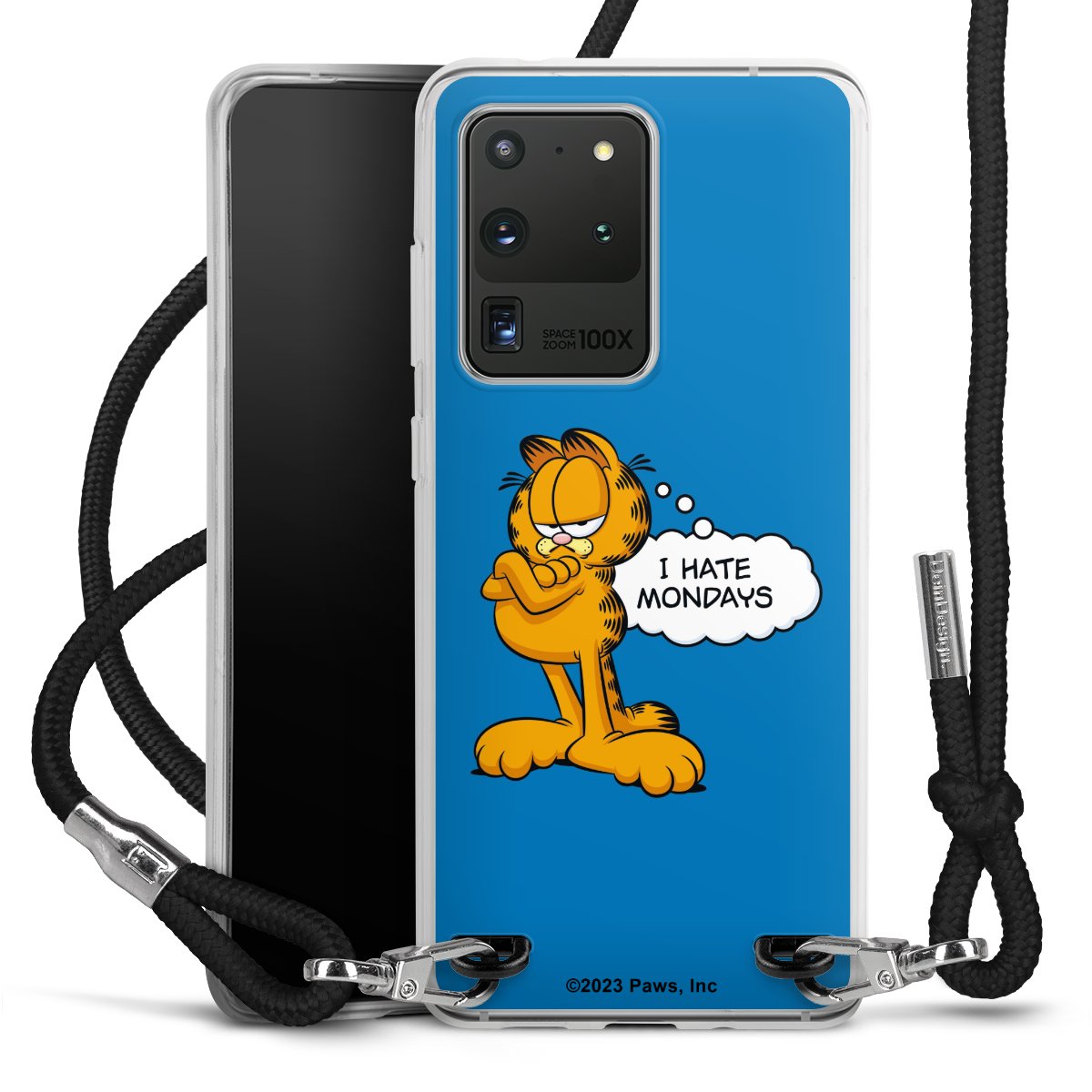 Garfield Ik haat maandagen blauw