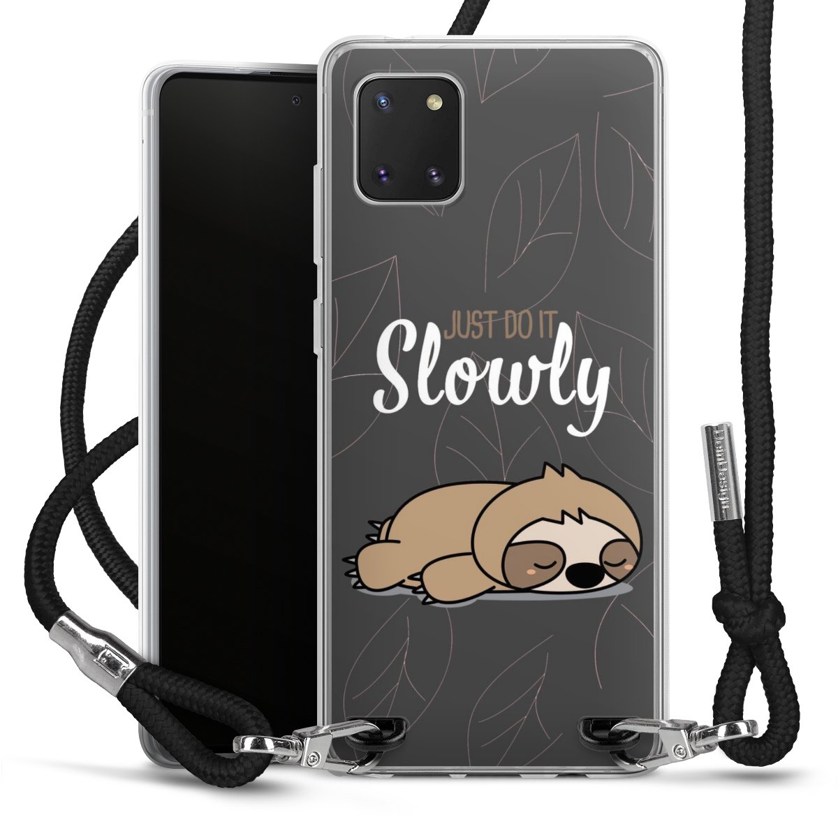 Just Do It Slowly Sloth Grey