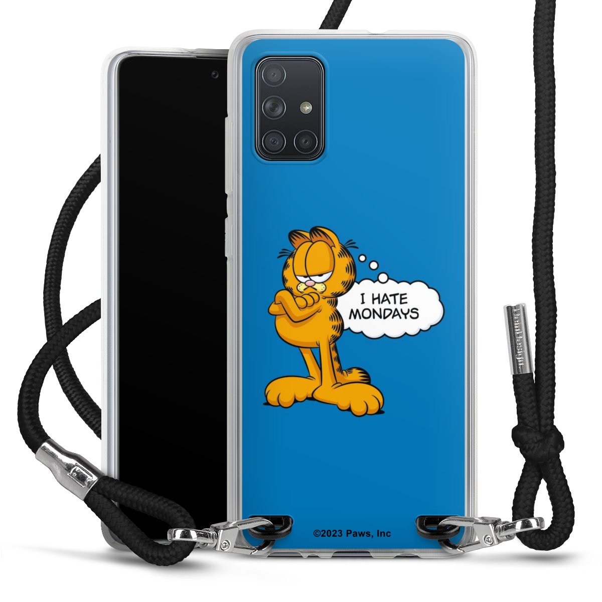 Garfield Ik haat maandagen blauw