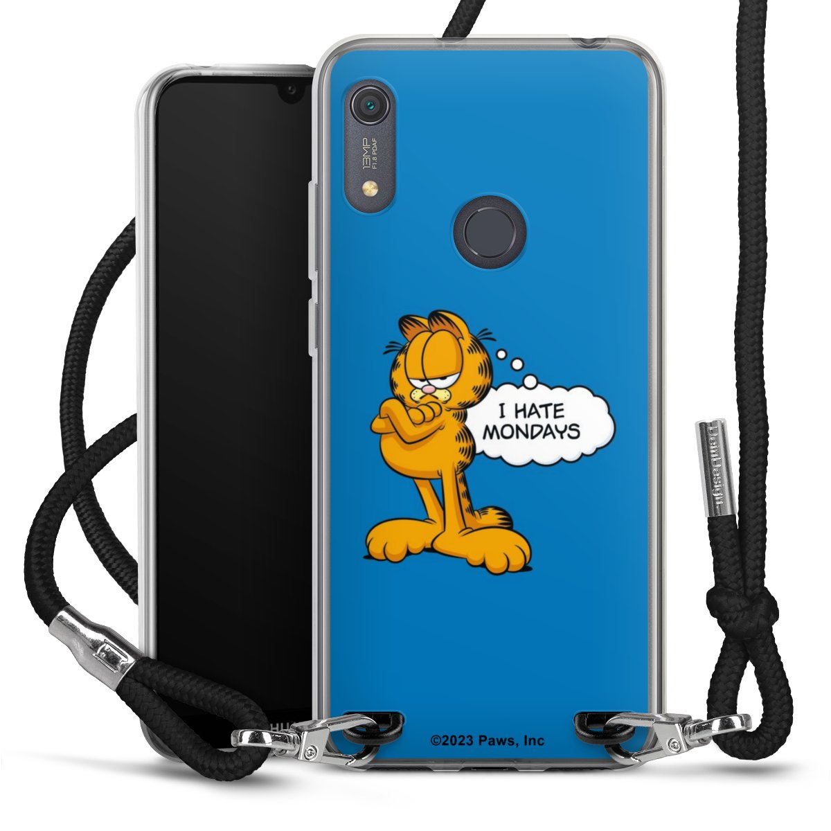 Garfield Ik haat maandagen blauw