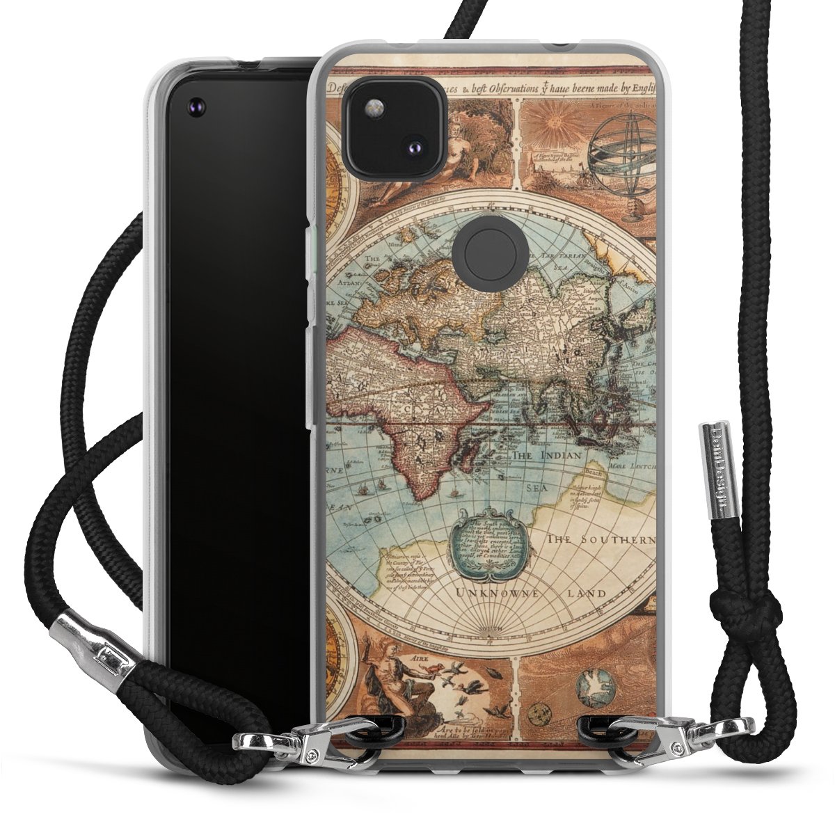 Mappa del mondo vintage