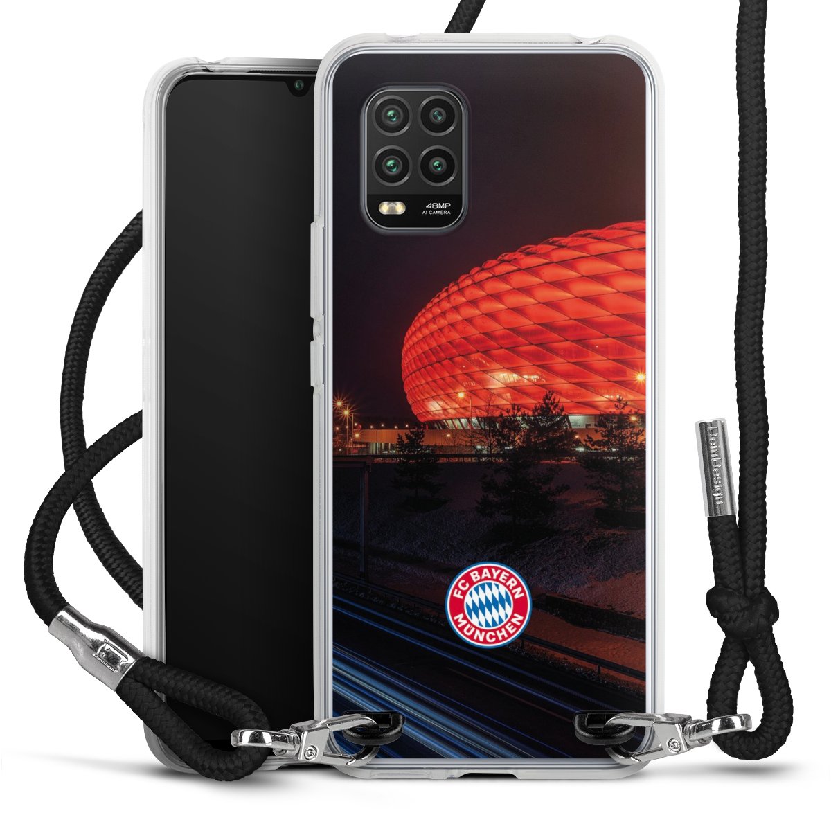 Allianz Arena bei Nacht FCB