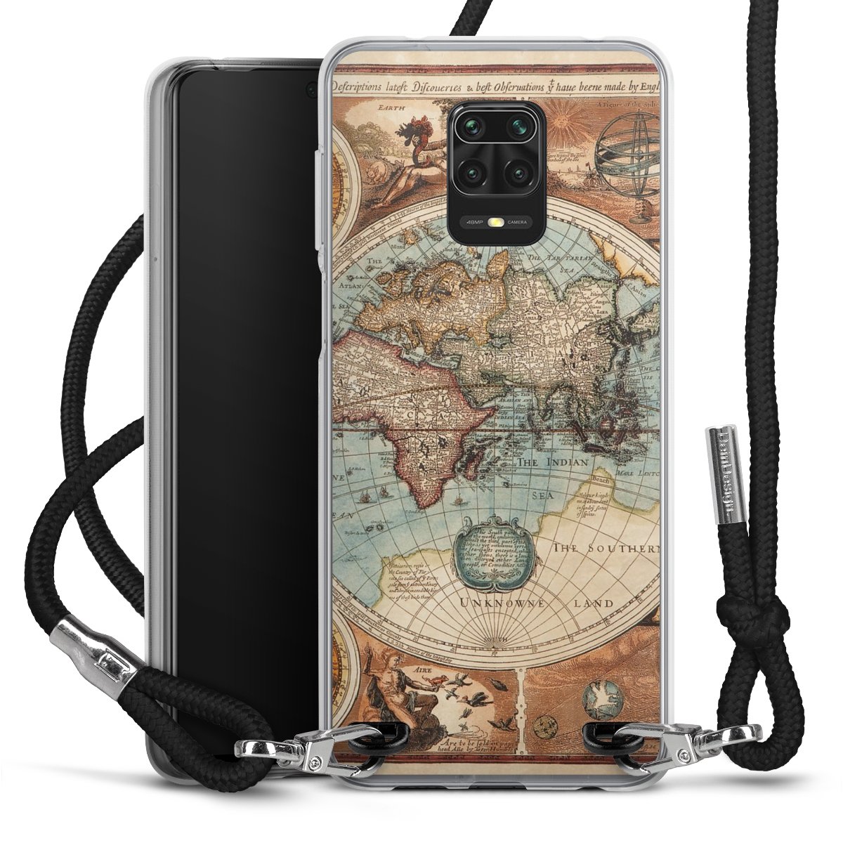 Mappa del mondo vintage