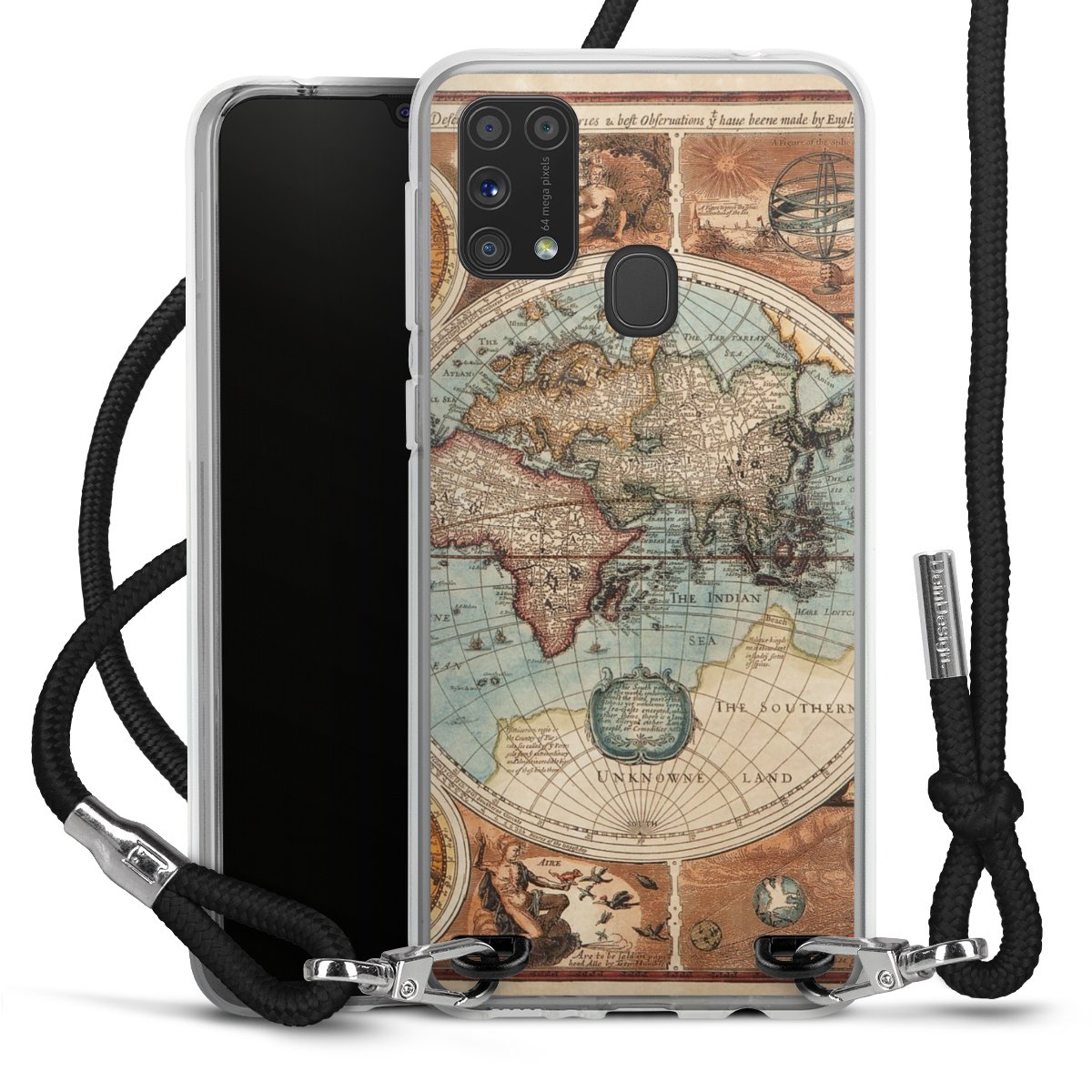 Mappa del mondo vintage