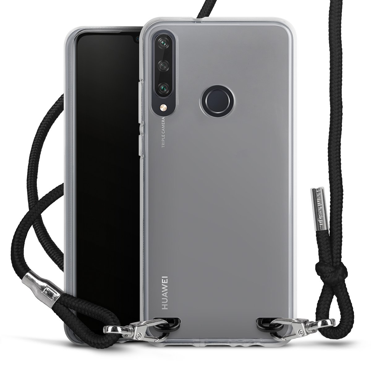 New Carry Case Transparent voor Huawei Y6p