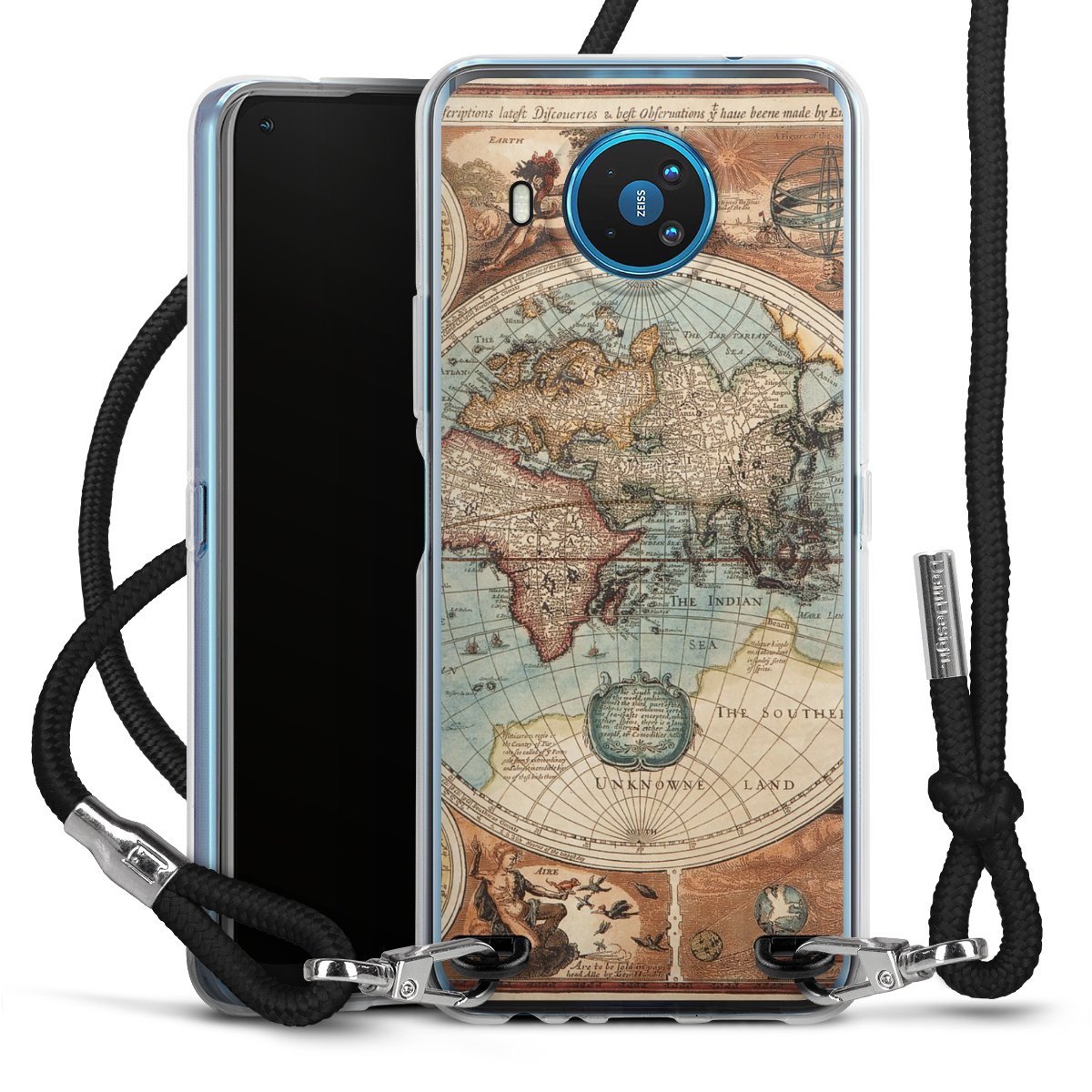 Mappa del mondo vintage