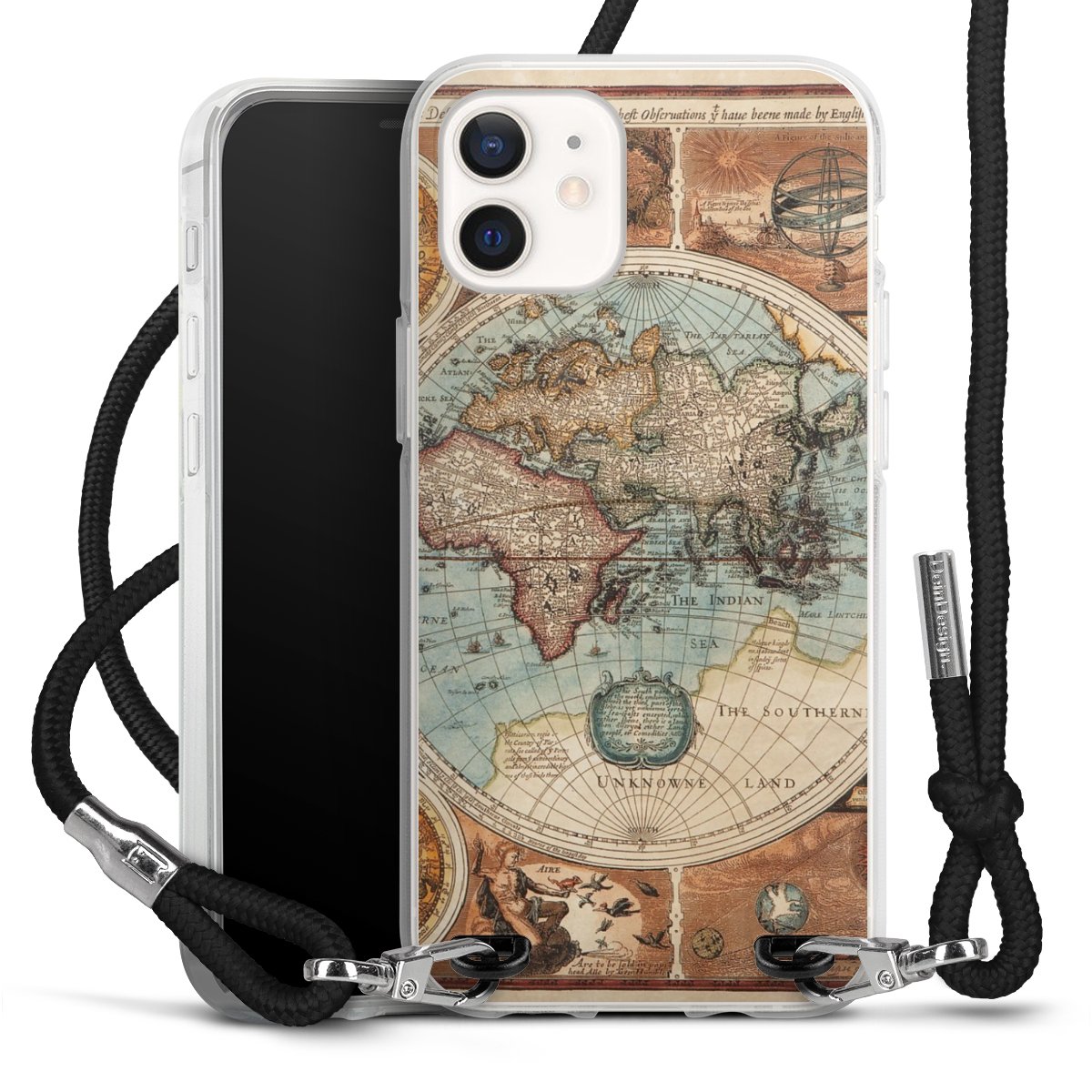 Mappa del mondo vintage
