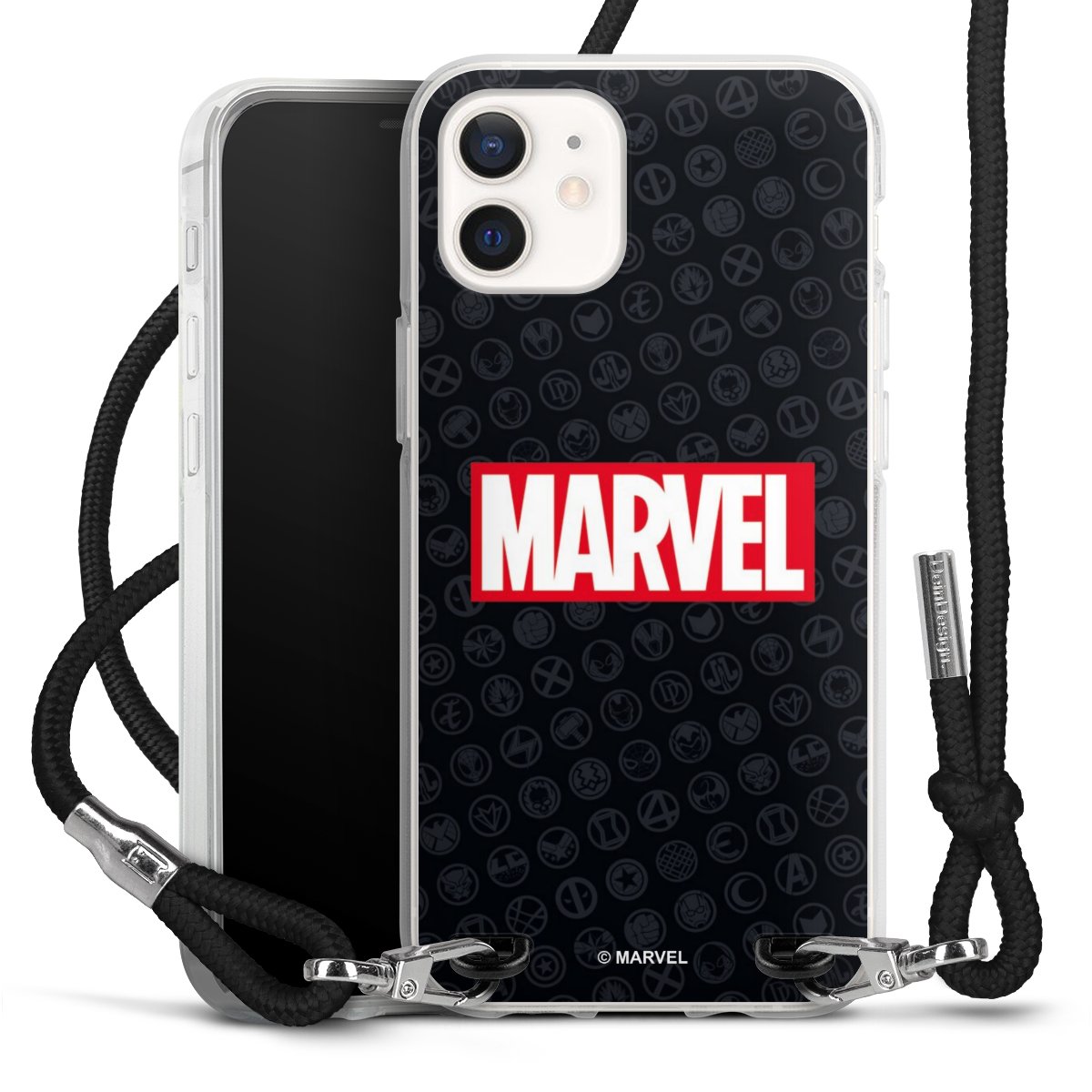 Marvel Logo Black Red 