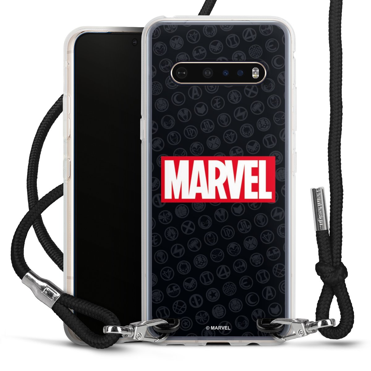 Marvel Logo Black Red 