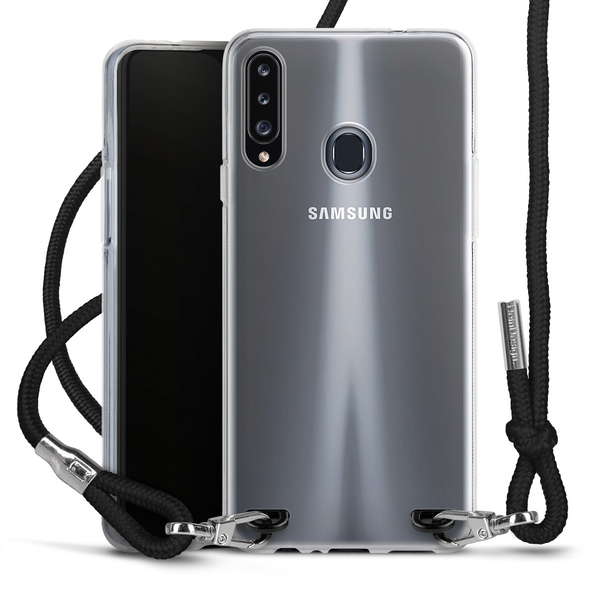 New Carry Case Transparent voor Samsung Galaxy A20s