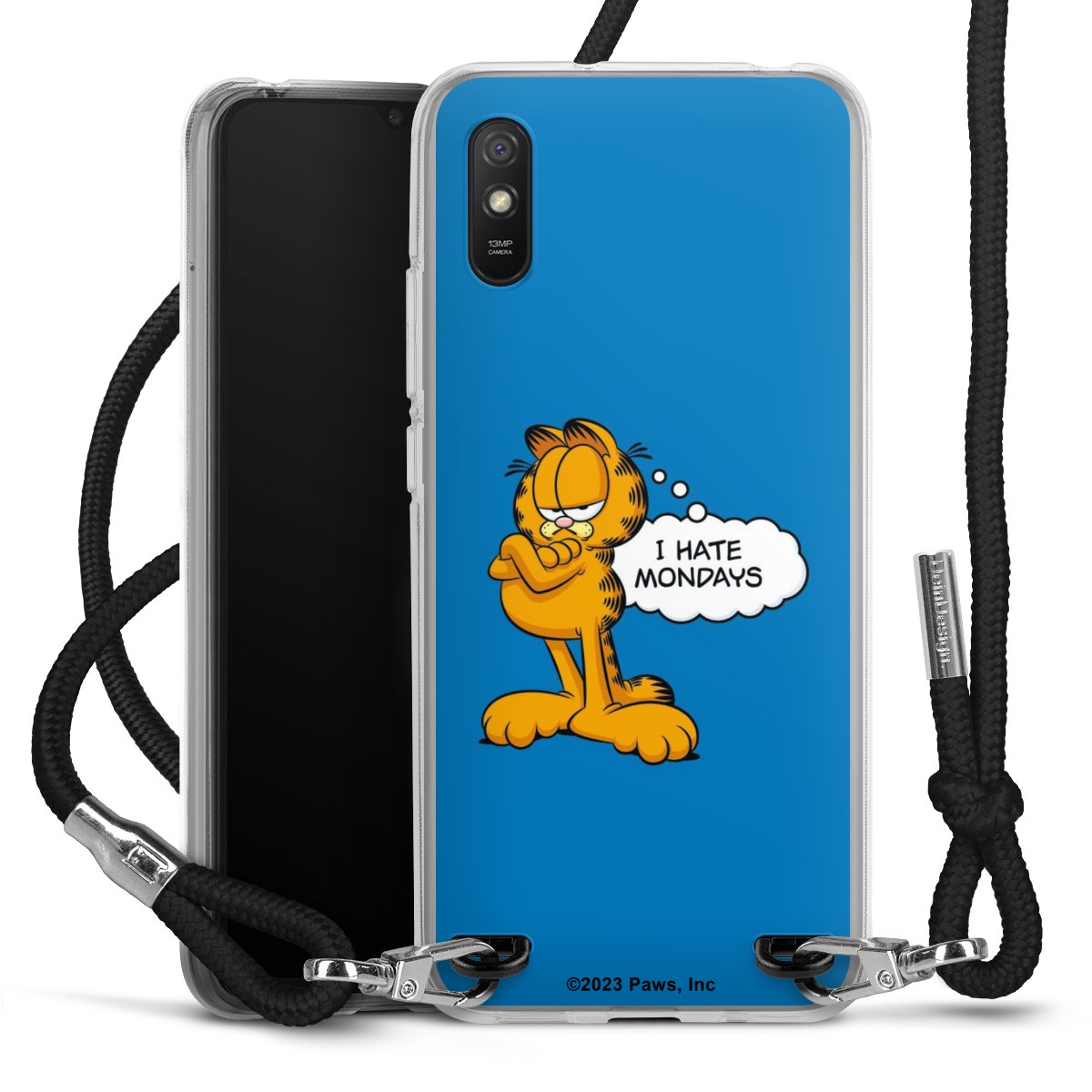 Garfield Ik haat maandagen blauw