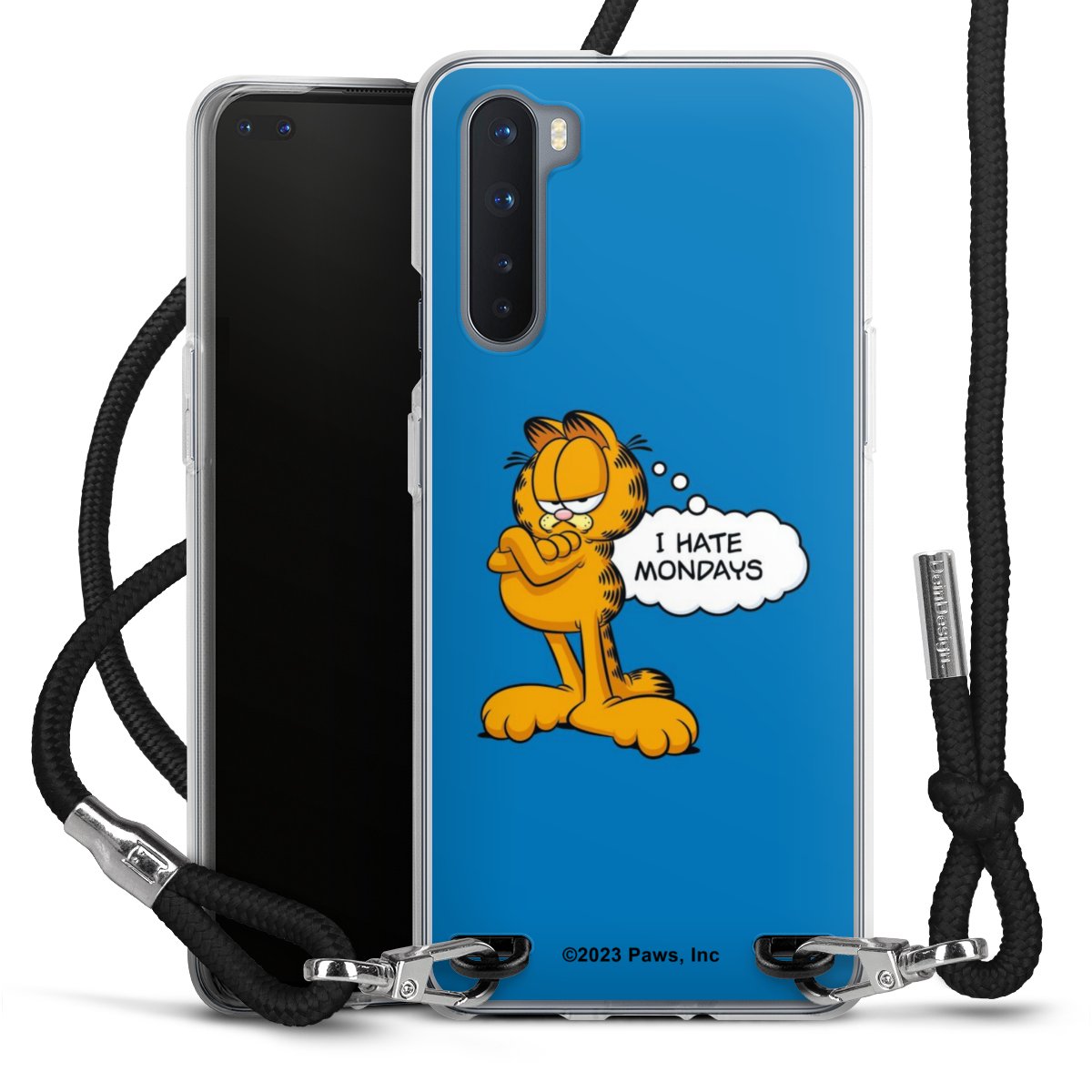 Garfield Ik haat maandagen blauw