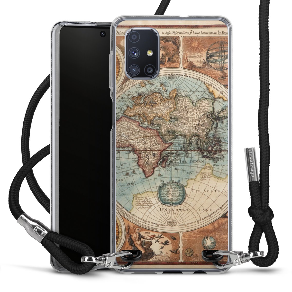 Mappa del mondo vintage