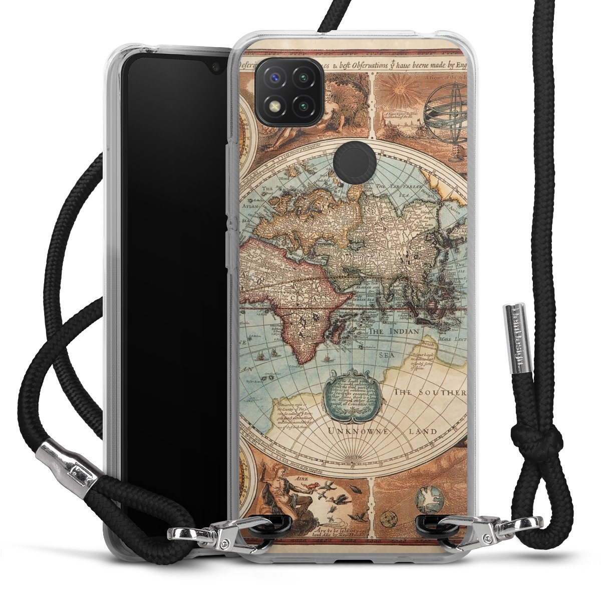 Mappa del mondo vintage