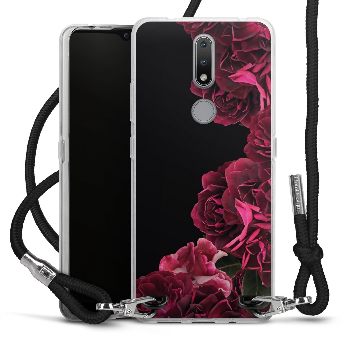 Rose vintage su nero