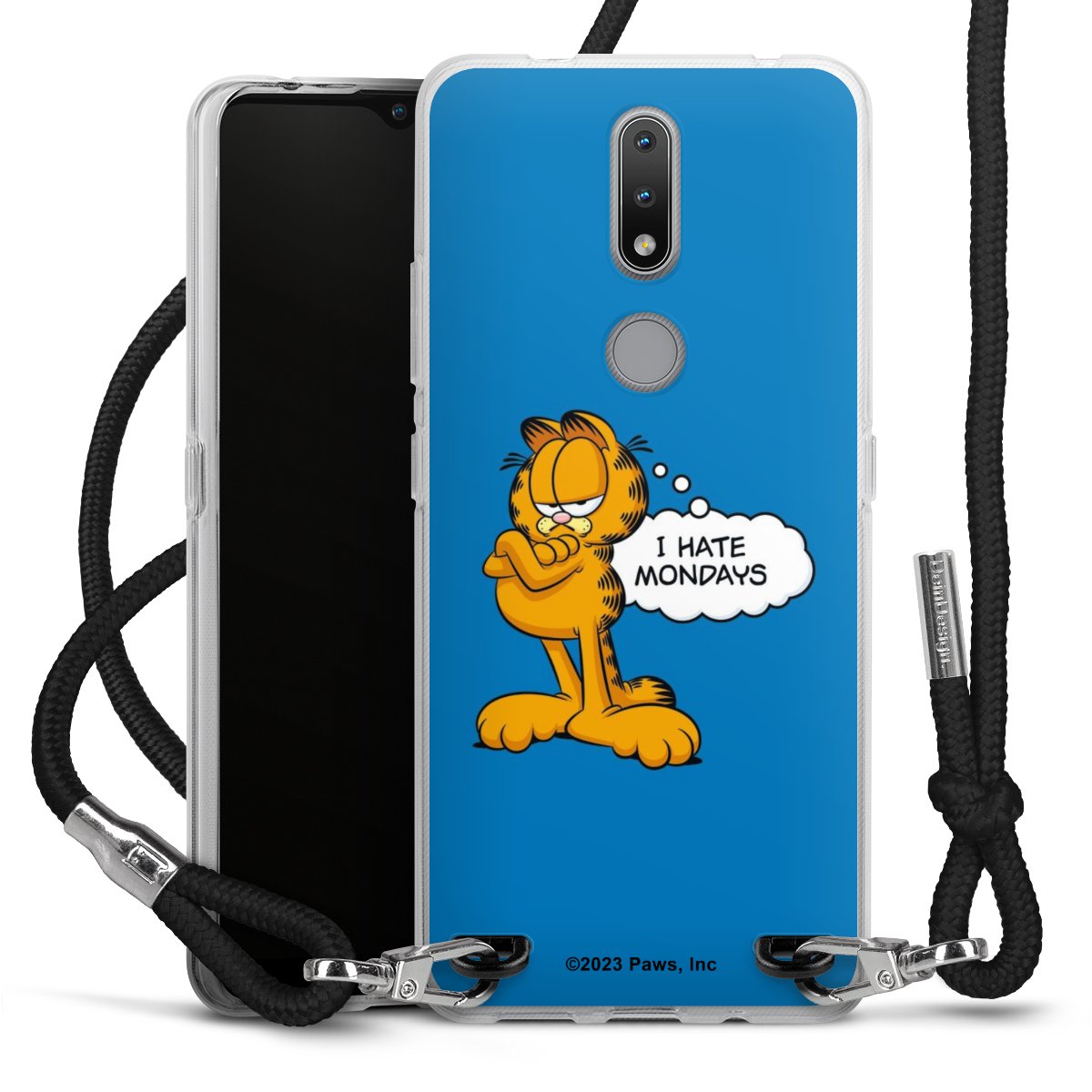 Garfield Ik haat maandagen blauw