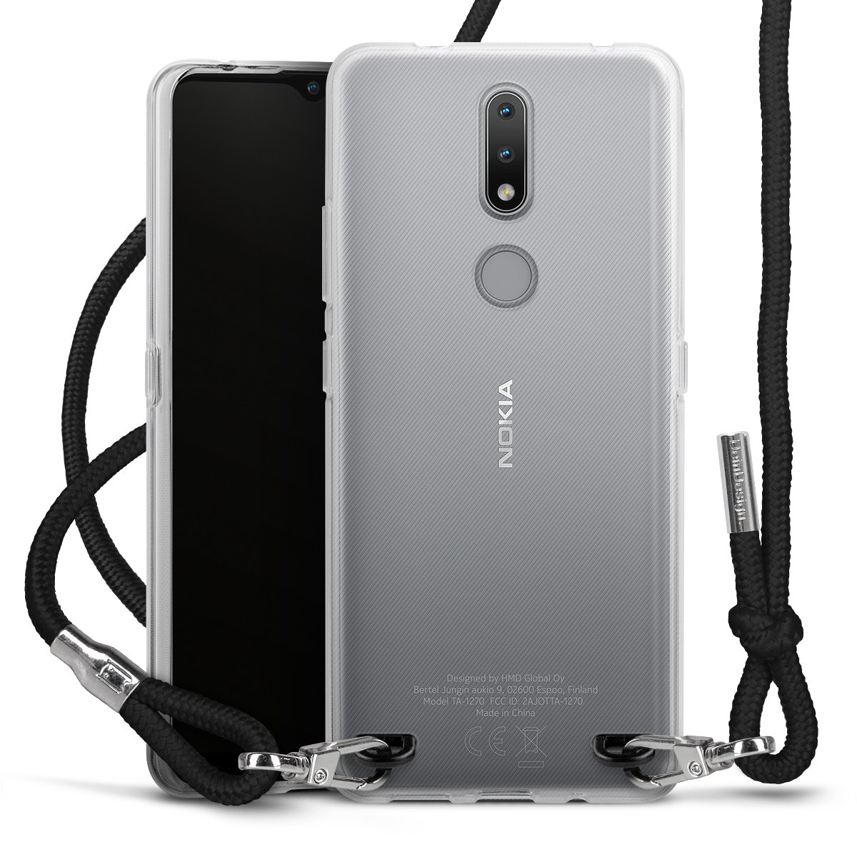 New Carry Case Transparent voor Nokia 2.4