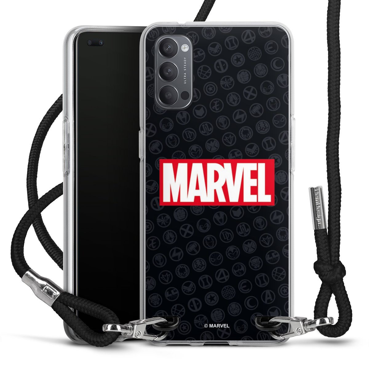 Marvel Logo Black Red 