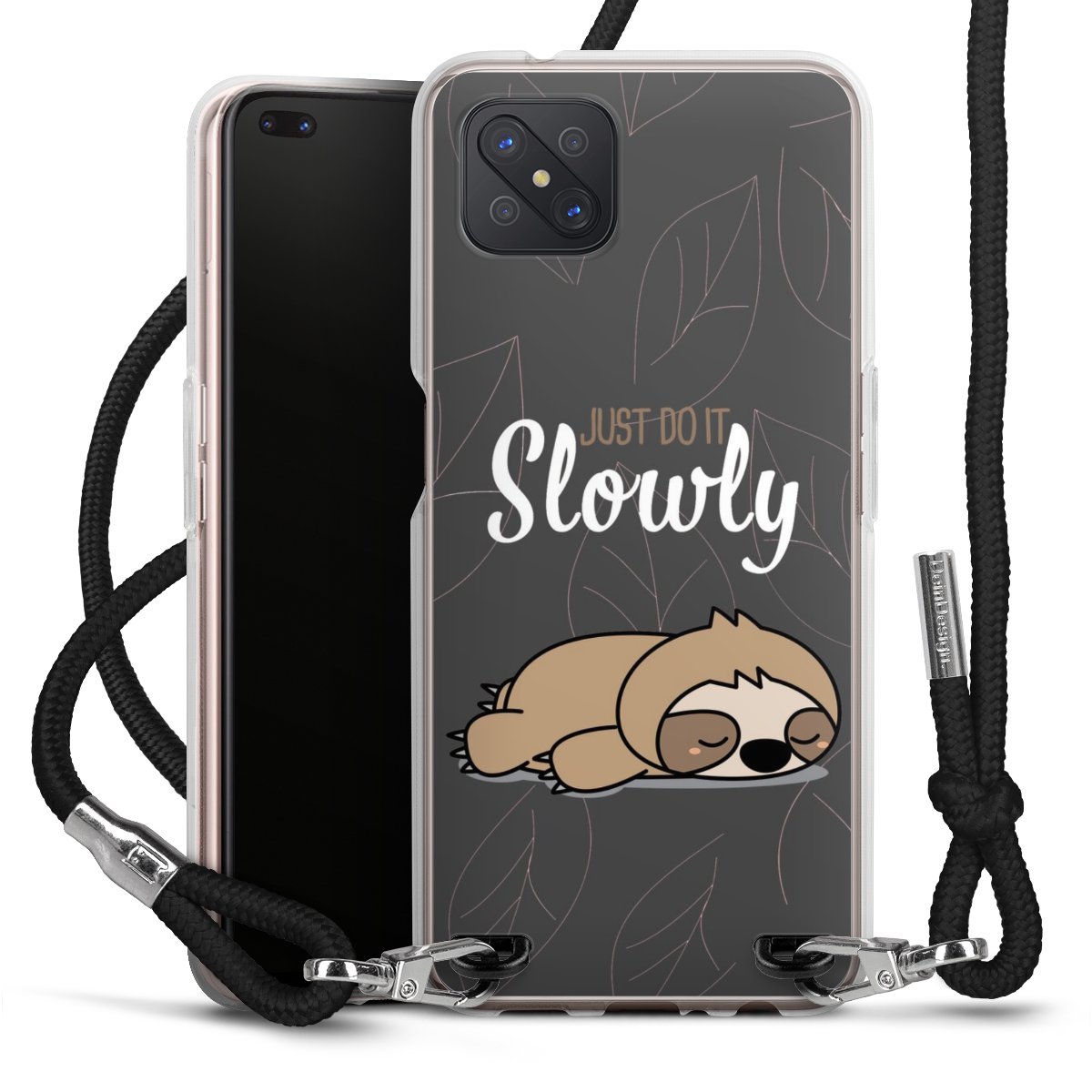 Just Do It Slowly Sloth Grey