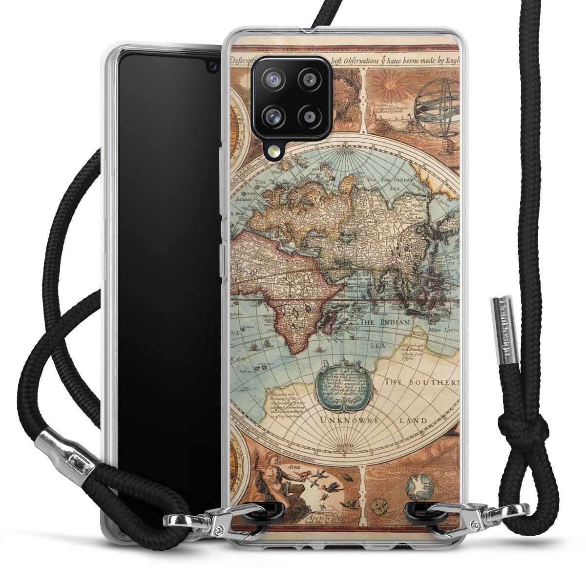 Mappa del mondo vintage