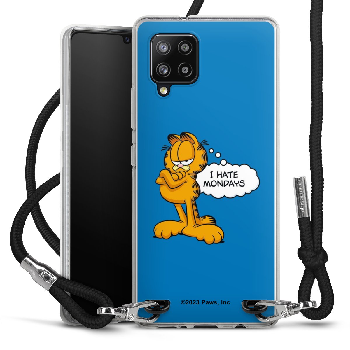 Garfield Ik haat maandagen blauw