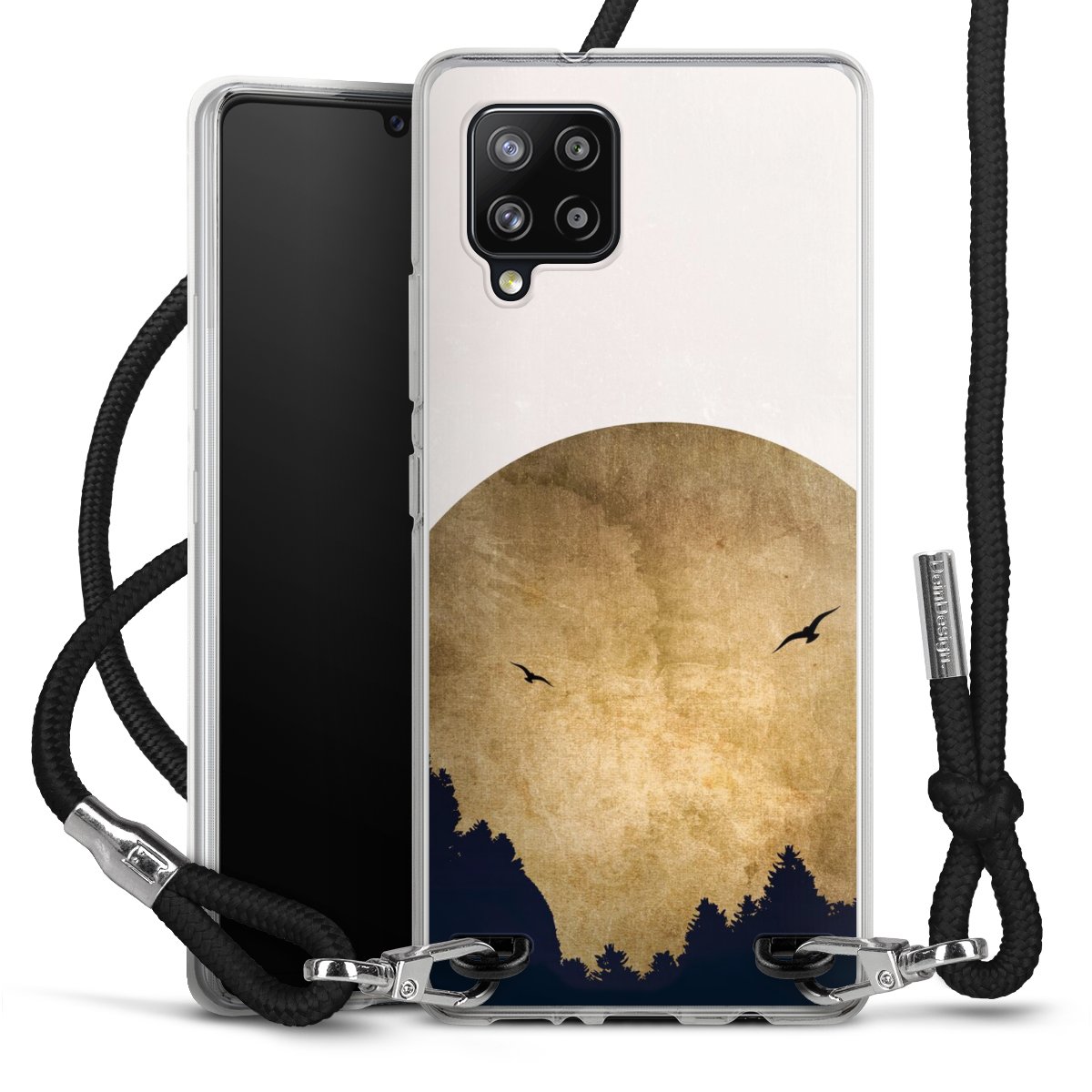 Twee vogels en de maan
