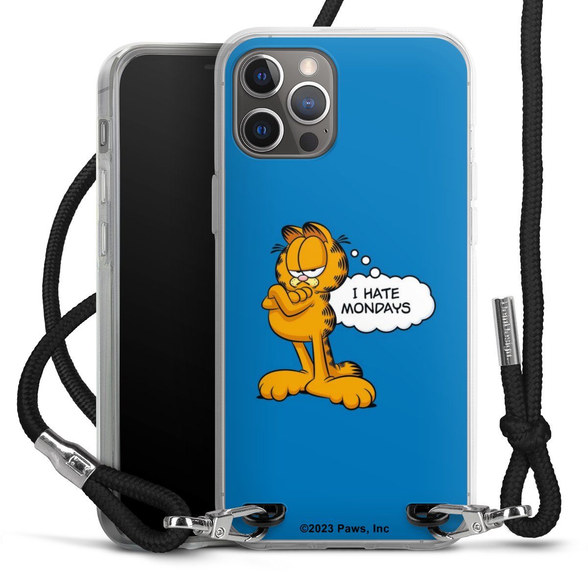 Garfield Ik haat maandagen blauw