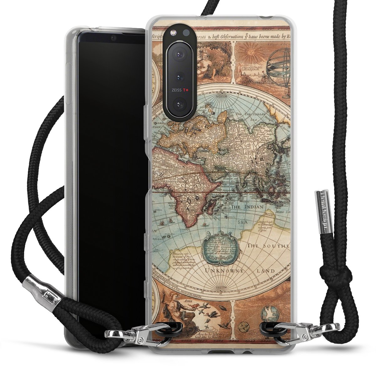 Mappa del mondo vintage