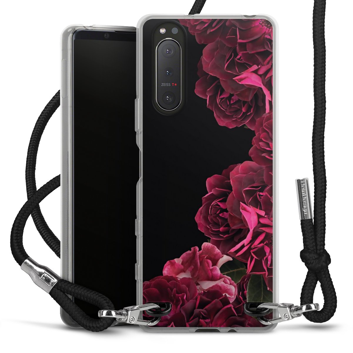 Rose vintage su nero