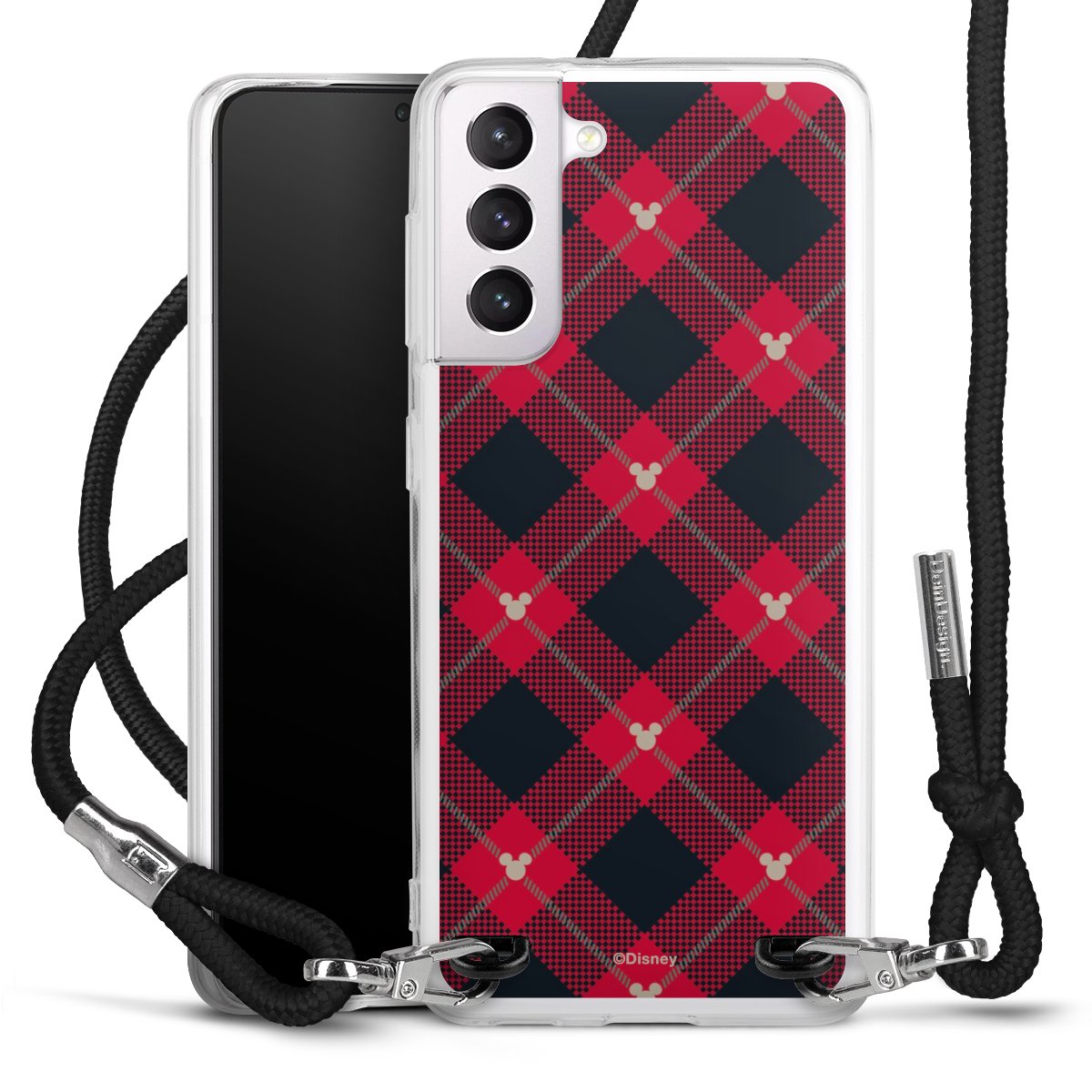 Motif de Noël Mickey rouge