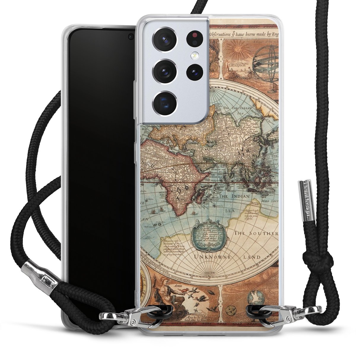 Mappa del mondo vintage