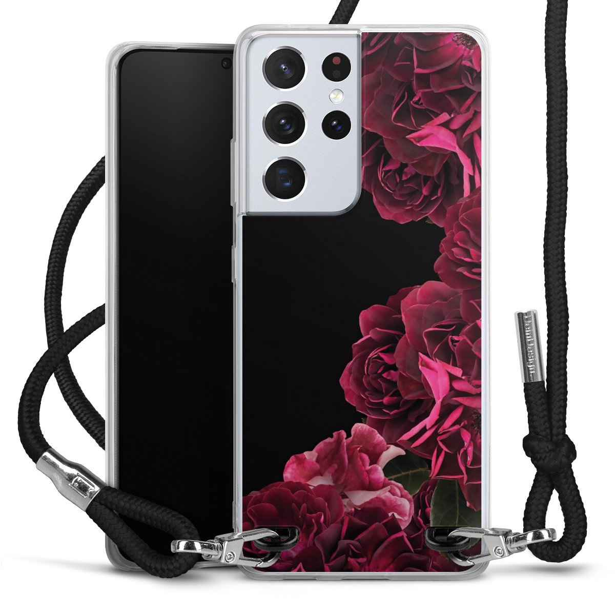 Rose vintage su nero