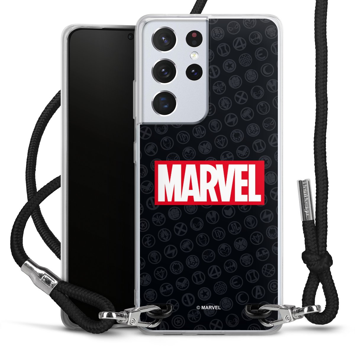 Marvel Logo Black Red 