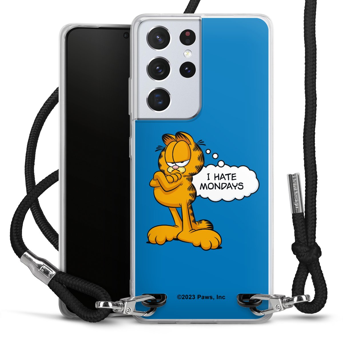 Garfield Ik haat maandagen blauw