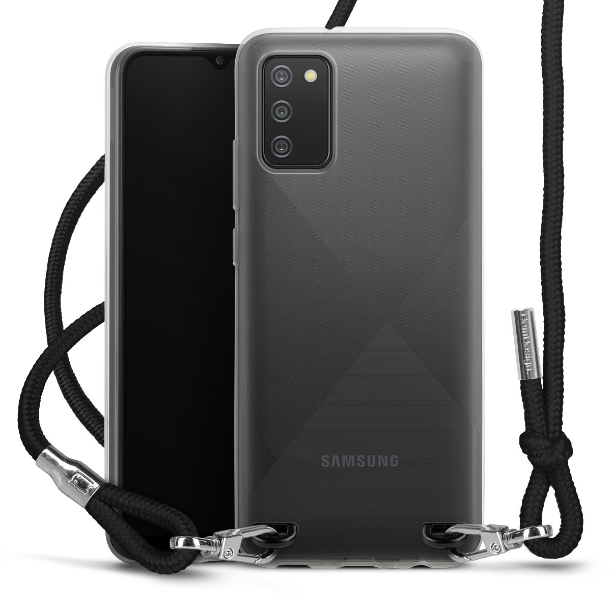 New Carry Case Transparent voor Samsung Galaxy A02s