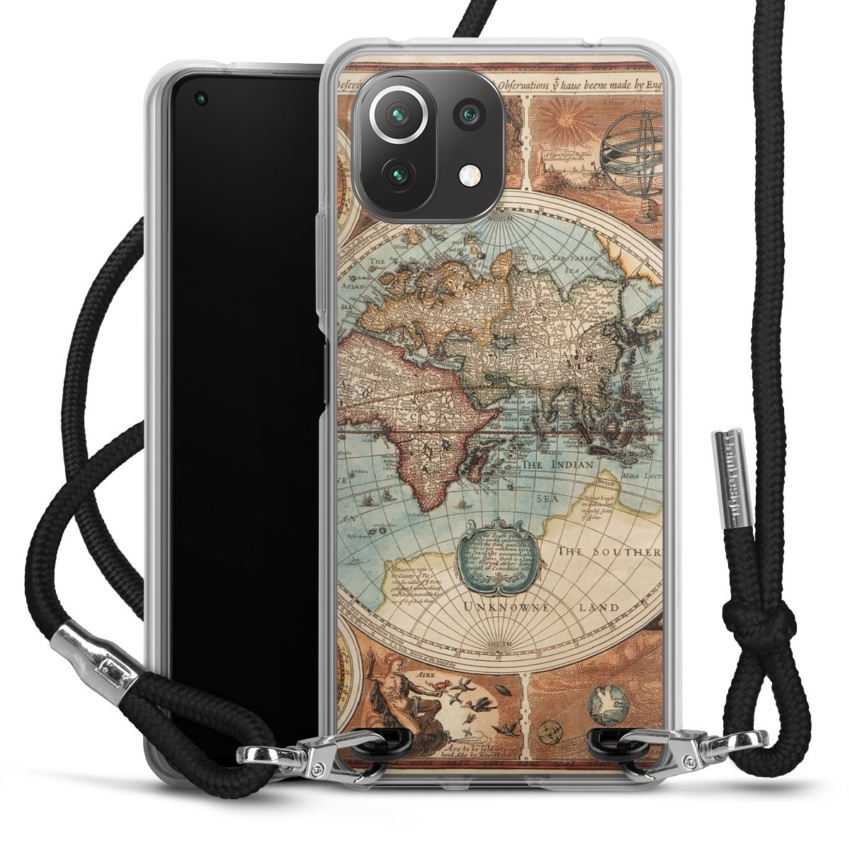 Mappa del mondo vintage