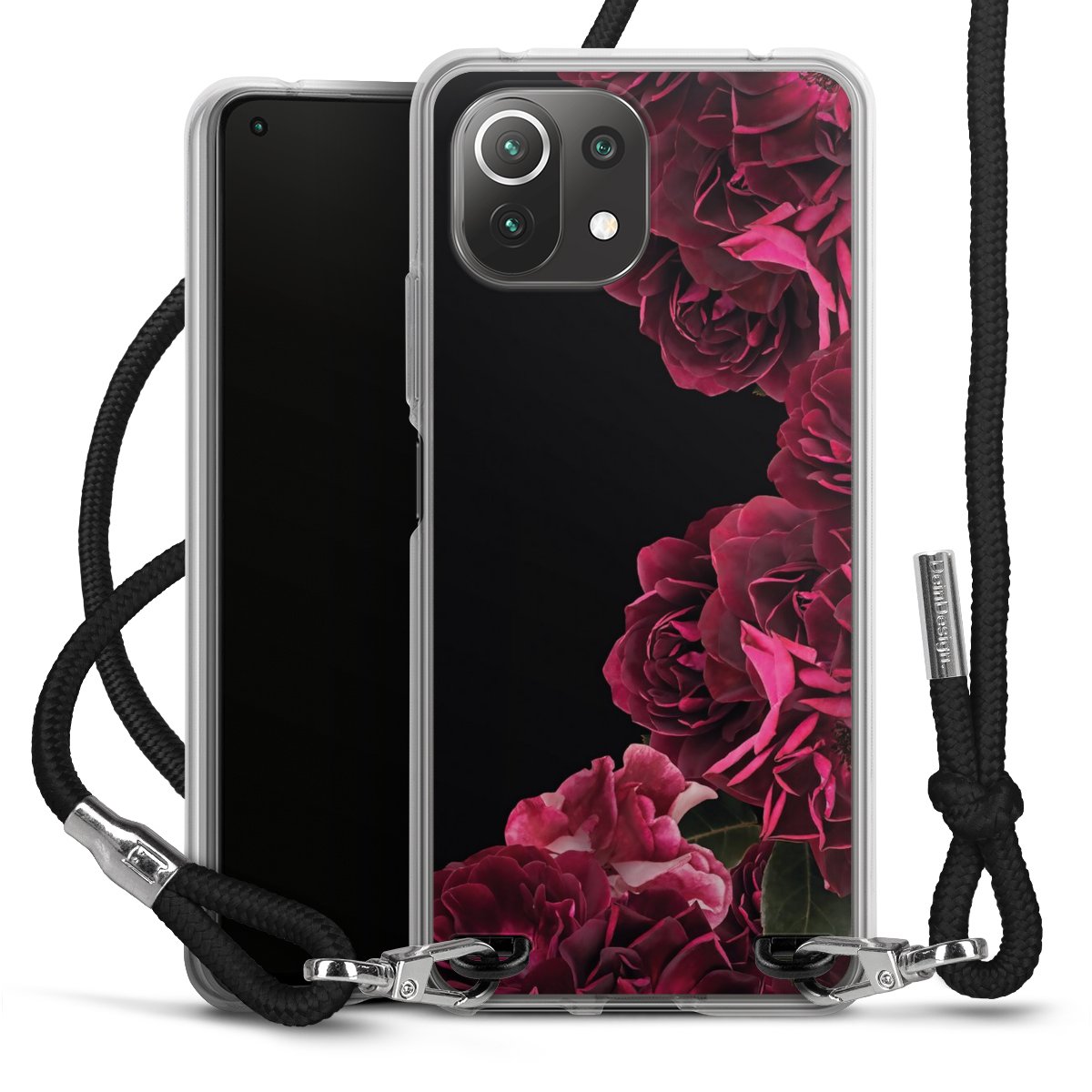 Rose vintage su nero