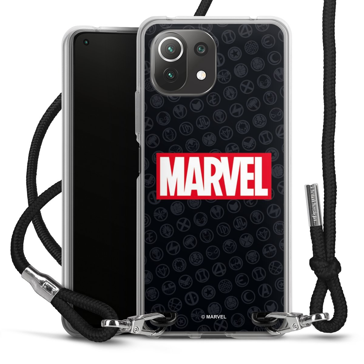 Marvel Logo Black Red 