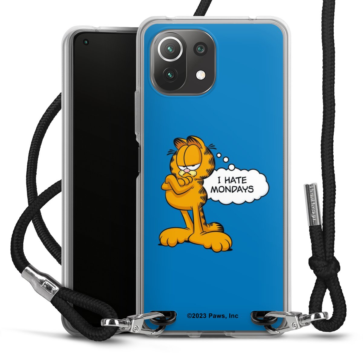 Garfield Ik haat maandagen blauw