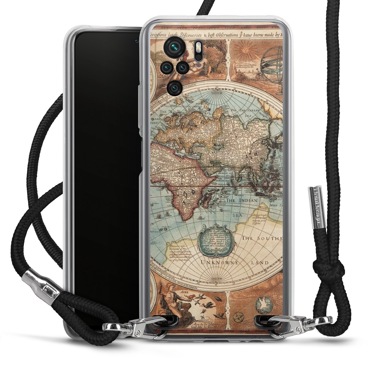 Mappa del mondo vintage