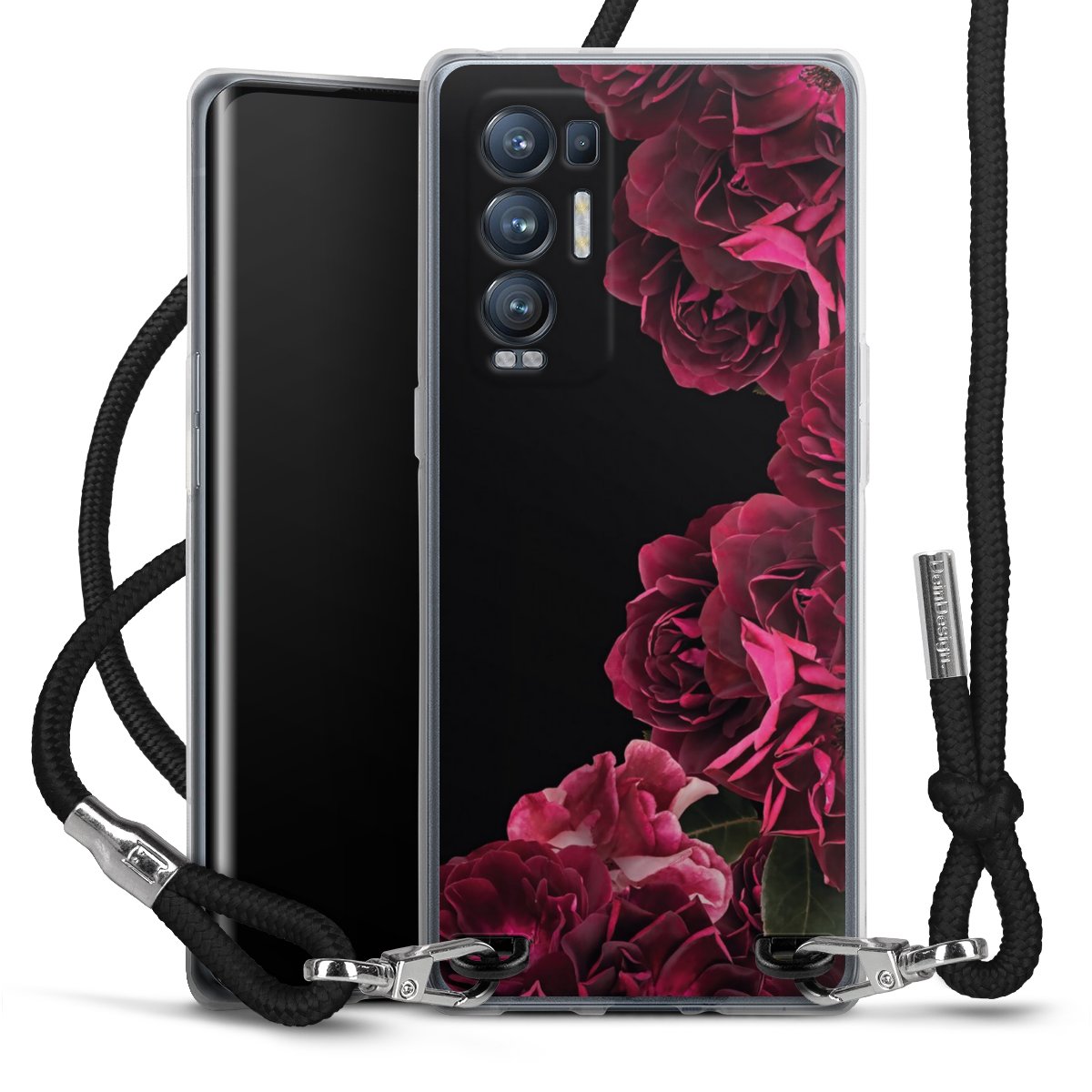 Rose vintage su nero