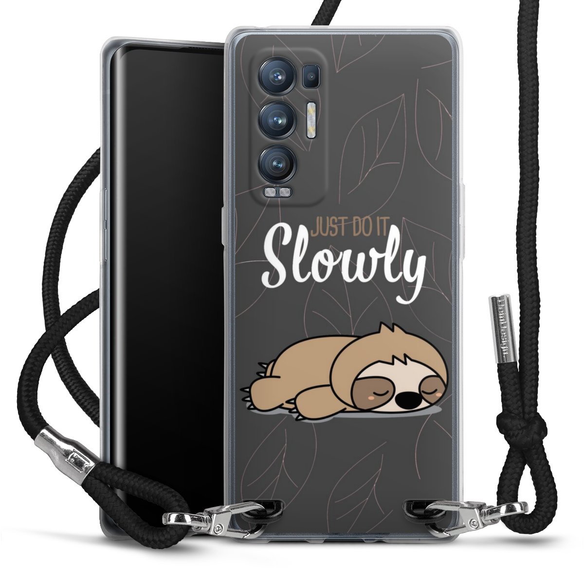 Just Do It Slowly Sloth Grey