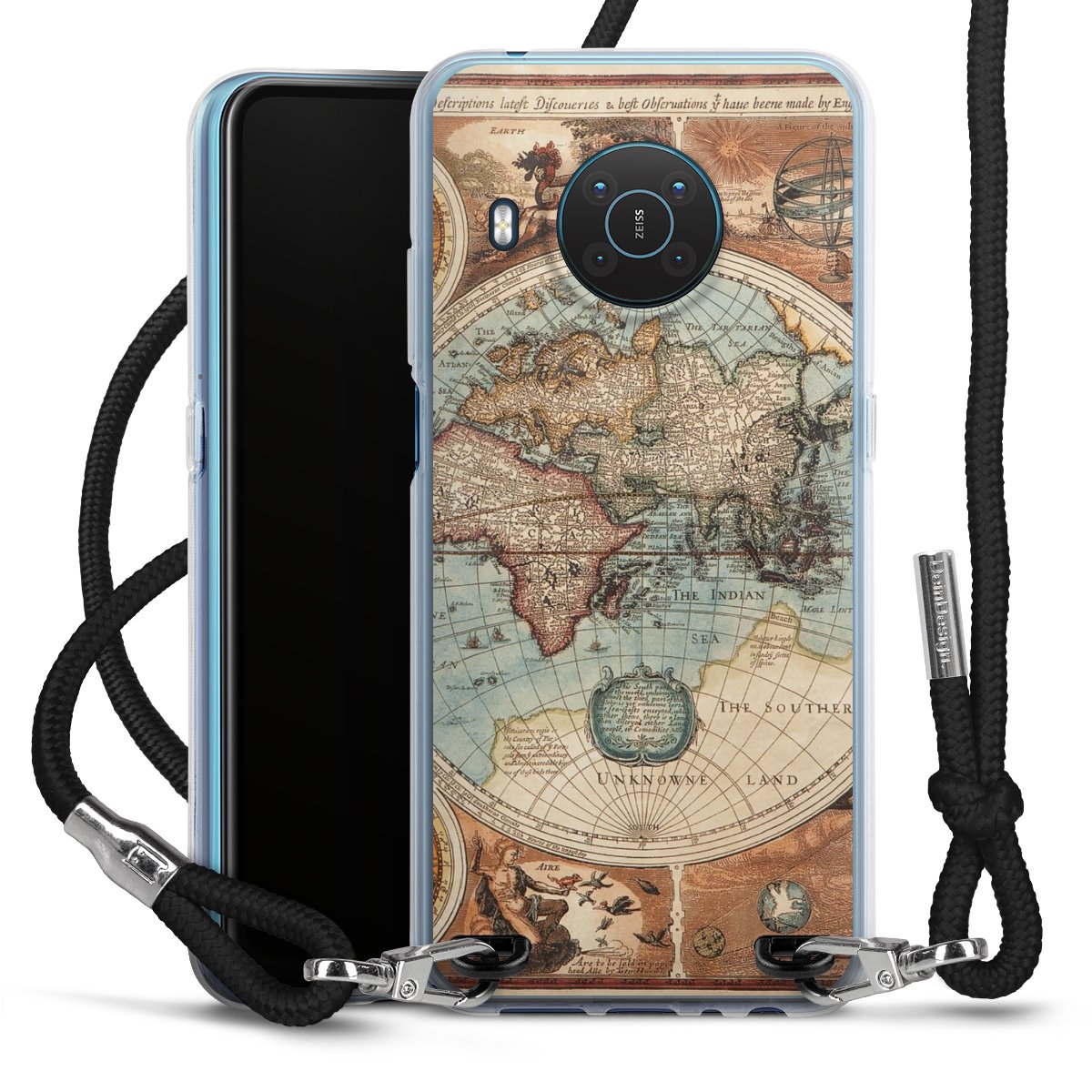 Mappa del mondo vintage