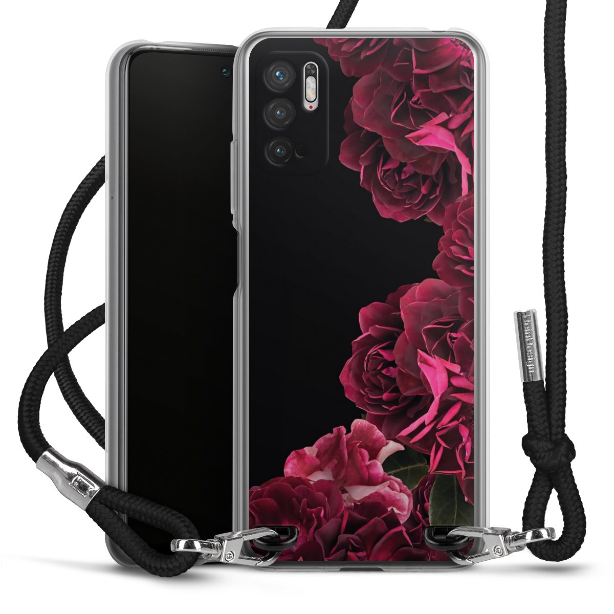 Rose vintage su nero